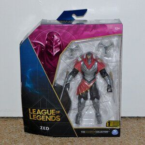 2021 Spin Master League of Legends The Champion Collection 6" Zed Figure MIB New